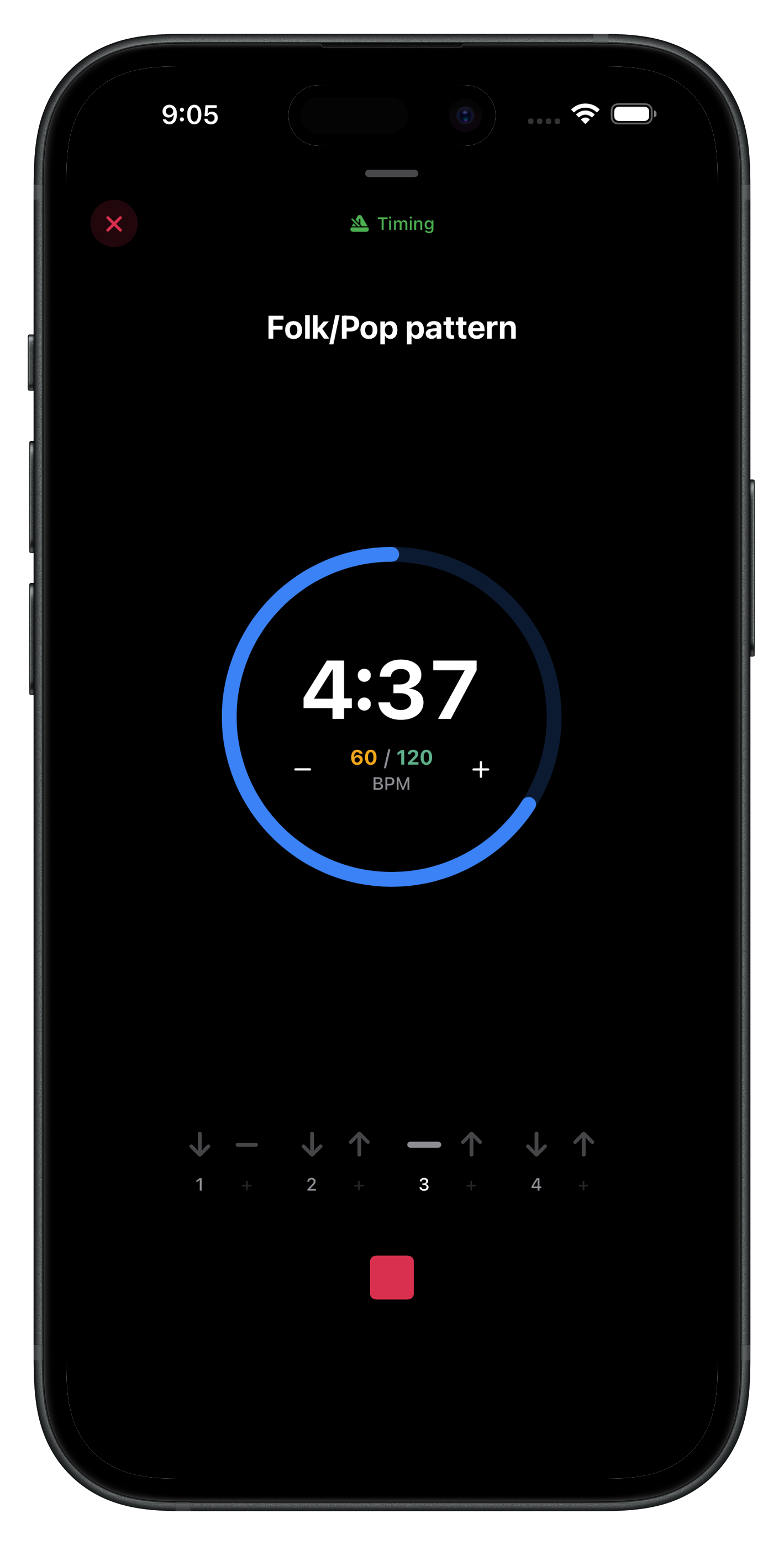 Strumming pattern beat 5